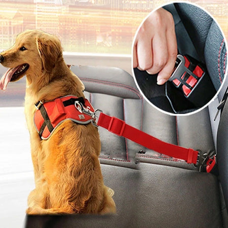 Adjustable Pet Cat Dog Car Seat Belt Pet Seat Vehicle Dog Harness