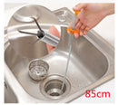 60CM Sewer Dredger Spring Pipe Dredging Tool Household Hair Cleaner Drain Clog Remover