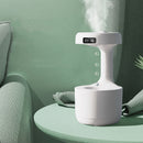 Bedroom Anti-Gravity Humidifier With Clock Water Drop Backflow Aroma Diffuser